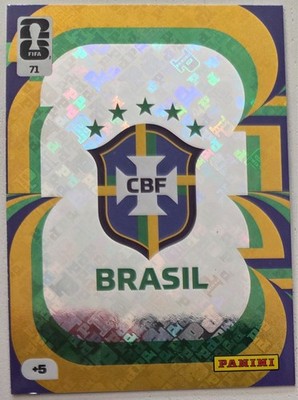 Panini FIFA World Cup WM 2026 Adrenalyn XL 71 Team Crest Brasilien Logo Wappen