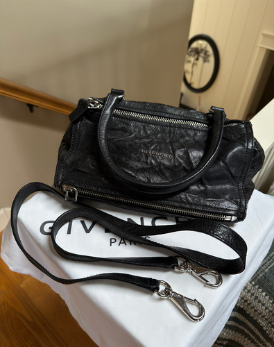 Givenchy Small ‘Pandora’ Bag in Aged Leather | Black