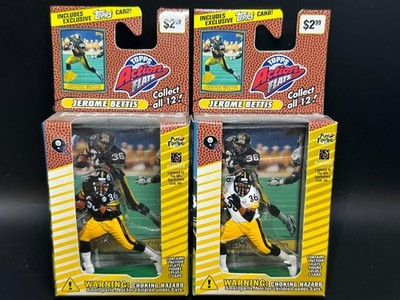 1999 NFL Topps Sealed Action Flats Jerome Bettis Home & Away Set With Cards HOF