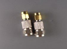 Type "F" Male to SMA Male Adapter SMA Gold Plated, QTY-2