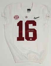 Nick Saban Signed UA Alabama Football #16 Game Issue Jersey w/CFP Swoosh JSAWitn