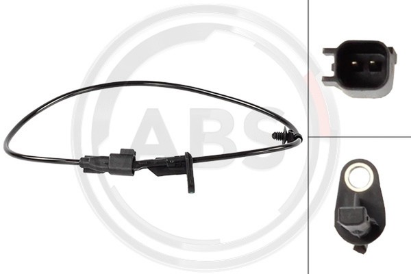ABS Sensor Raddrehzahl A.B.S. 33013 FüR Ford Transit V363 FCD FDD FED FFD Bus-image