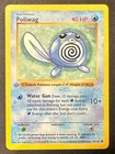 Poliwag Grey Stamp 59/102 1st Edition Base Set Shadowless Pokemon Card - Lp/Mp