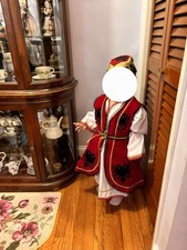 NEW ALBANIAN TRADITIONAL FOLK POPULAR COSTUME GIRLS 4 YEARS OLD ALBANIA  13