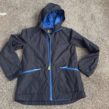 Champion C9 Boys Medium 8-10 Windbreaker Hooded Jacket Dark Navy Blue