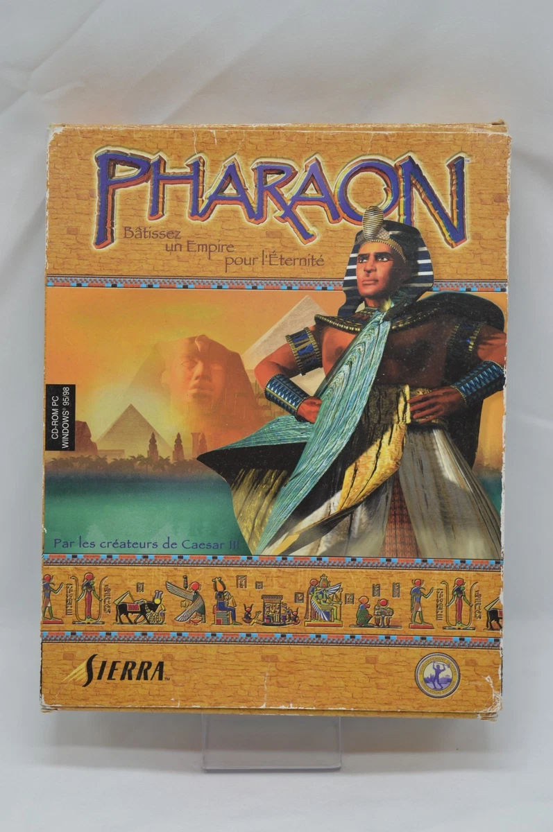 Jeu Pharaon Sur PC - Version Française Complète Avec Notice - Stratégie - Bon état