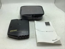 Escort Solo 5 Radar Detector Black Unit Tested with Manual and case