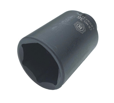 36mm Britool Hallmark 6 pt hex long deep 1/2'' dr. drive impact CR-MO socket