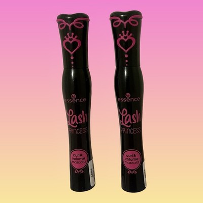 Essence Lash Princess Curl & Volume Mascara Black 0.40 fl.oz./12 mL Each-2 TUBES