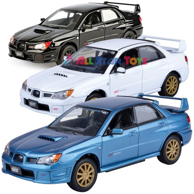 #ad Subaru Impreza WRX STi 1:24 Diecast Model Motormax 73330 Choose White Blue Black $19.99