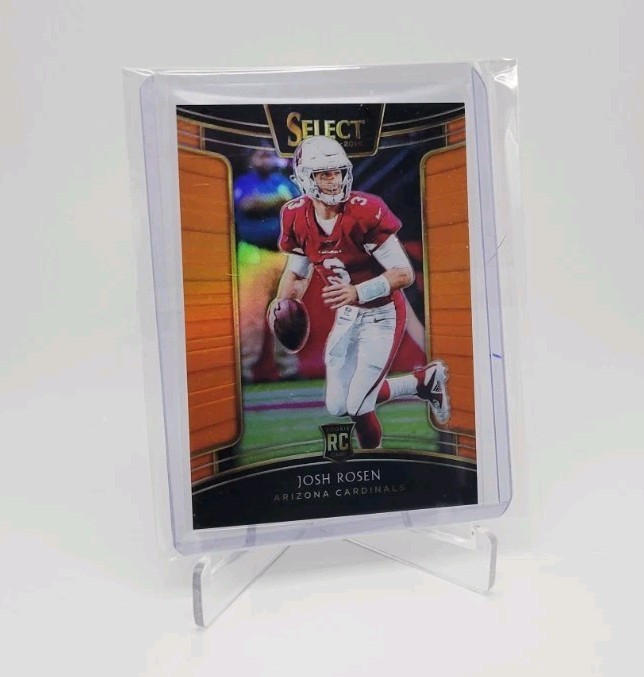 JOSH ROSEN 2018 Panini Select 19/49 Concourse Orange Holo Prizm Rookie #62 UCLA