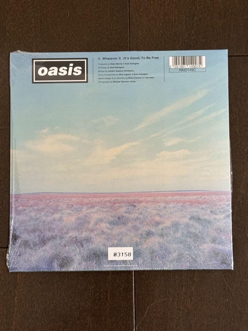 Oasis Record Long T Xl Lp Single Ticket | eBay