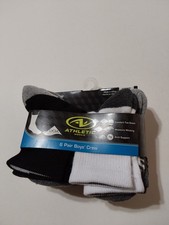 WONDER NATION - BOYS' CREW S 4.5-8.5 FITTED HEAL NWT GREY DISCONTINUED