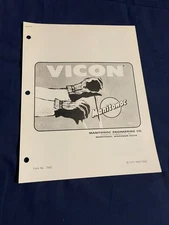Manitowoc Vicon Presentation 1978 Dealer Sales Brochure