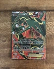 Pokémon TCG Rayquaza EX Full Art Ultra Rare Card Dragons Exalted 123/124