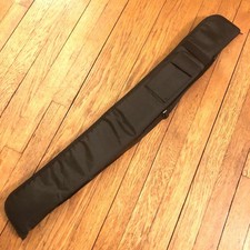 Billiard/Pool Cue Soft Vinyl Case Holds 1 Complete 2-Piece Cue 33  x 4  EUC