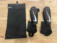 Unisex Size S Black White Nike Charge Hard Shell Soccer Shin Guards FD1408-010