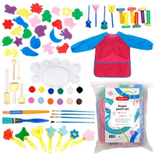 Incraftables Kid Paint Set. Non Toxic Finger Paint for Kids