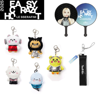 LE SSERAFIM Official HEURIMONG SAKUKU Plush Keyring, Strap | eBay
