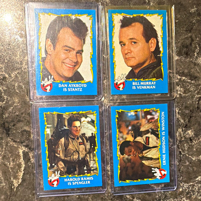 Topps Ghostbusters II 1989 Trading Card Lot of 4