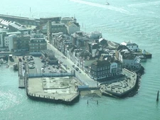Photo A3 Spice Island Newtown/SZ6199 View from Spinnaker Tower of Old P c2012