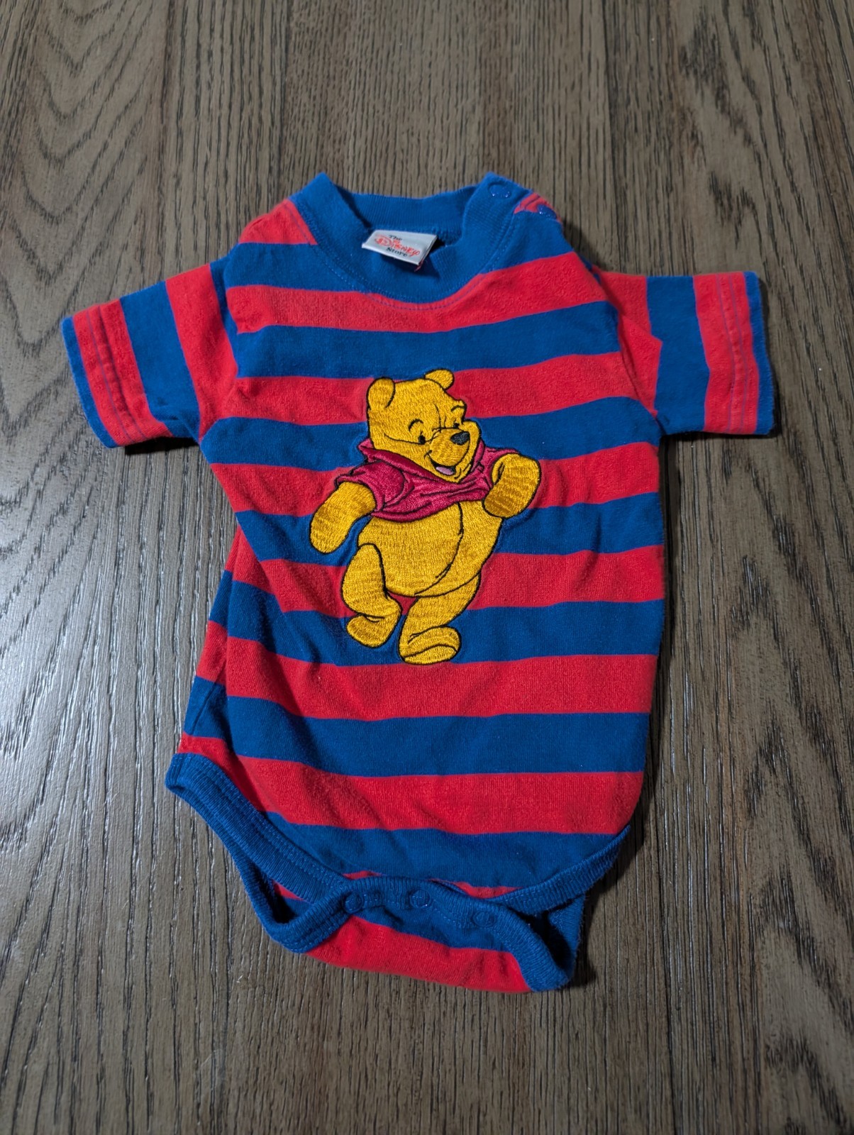 Disney Store Vintage  Winnie the Pooh 1 piece Romper 3 Months Embroidered