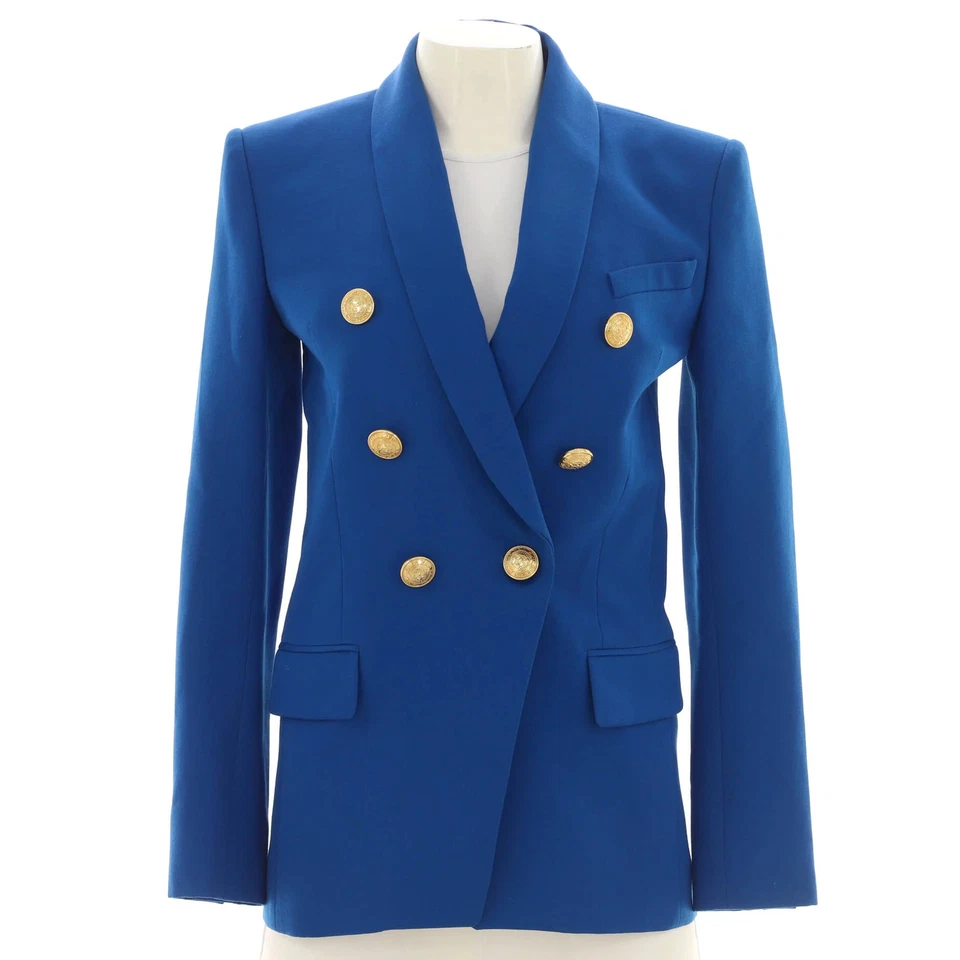 Blazer de lana Balmain de doble botonadura para mujer