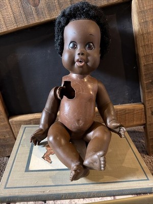 Vtg 1968 Shindana African American Nancy Doll 13'' Div. of Operation Bootstrap