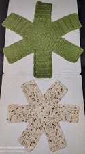 Crocheted Pot/Pan Protectors - Set Of 2 - Handmade - 100% Cotton