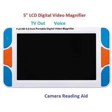 5.0" LCD 3-48X Digital Magnifier Electronic video Reading Aid HDMI 1080 Portable