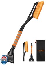 AstroAI 27" Snow Brush and Ice Scrapers for Car Windshield, Detac