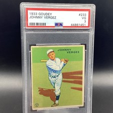 1933 Goudey Baseball Cards 75