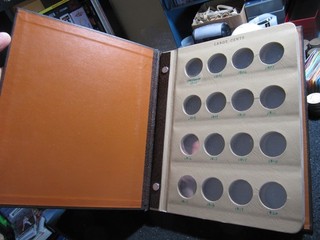 Large Cent Dansco Album 5 Labelled Pages Used Condition 2SA 2