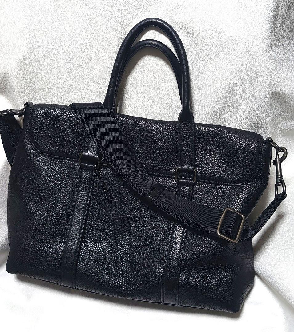 Coach Metropolitan Tote Bag 2 way Business A4 Storage Black