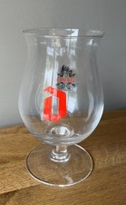  Duvel Beer Glass 33cl (330ml) Tulip/Chalice Shape Nucleated Brand New