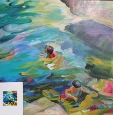 Malacarne serigrafia firmata numerata su faesite Mis. 50x50