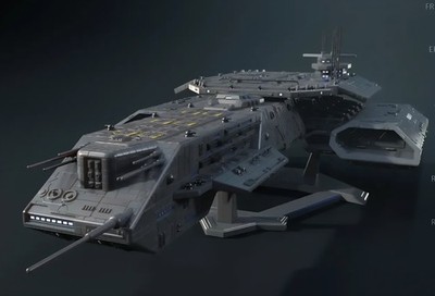 Stargate Atlantis Sg1 Daedalus 1/800 Custom 3d Model Kit 16''