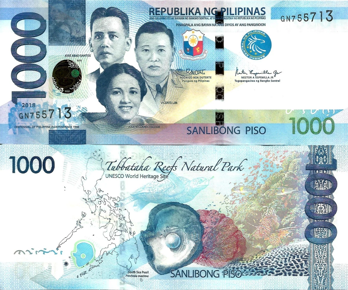 未曾流通2018 菲律宾纸币| eBay