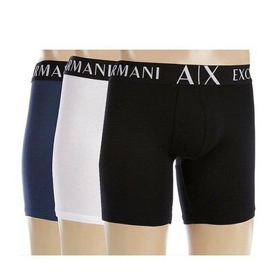 ARMANI EXCHANGE MEN'S STRETCH COTTON BOXER BRIEFS UNDERWEAR #XM000872-NWT