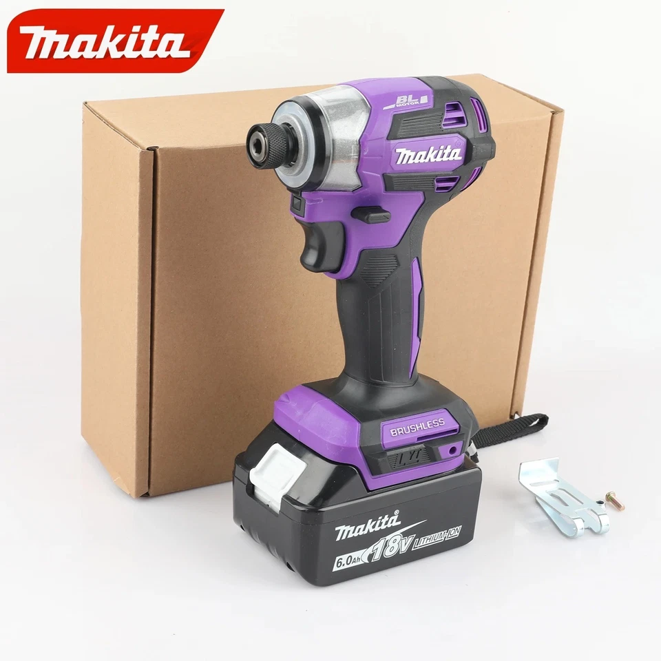 Makita DTD173 18V Brushless Impact Driver 180Nm Cordless Electric Drill Tool - Image 3 of 4