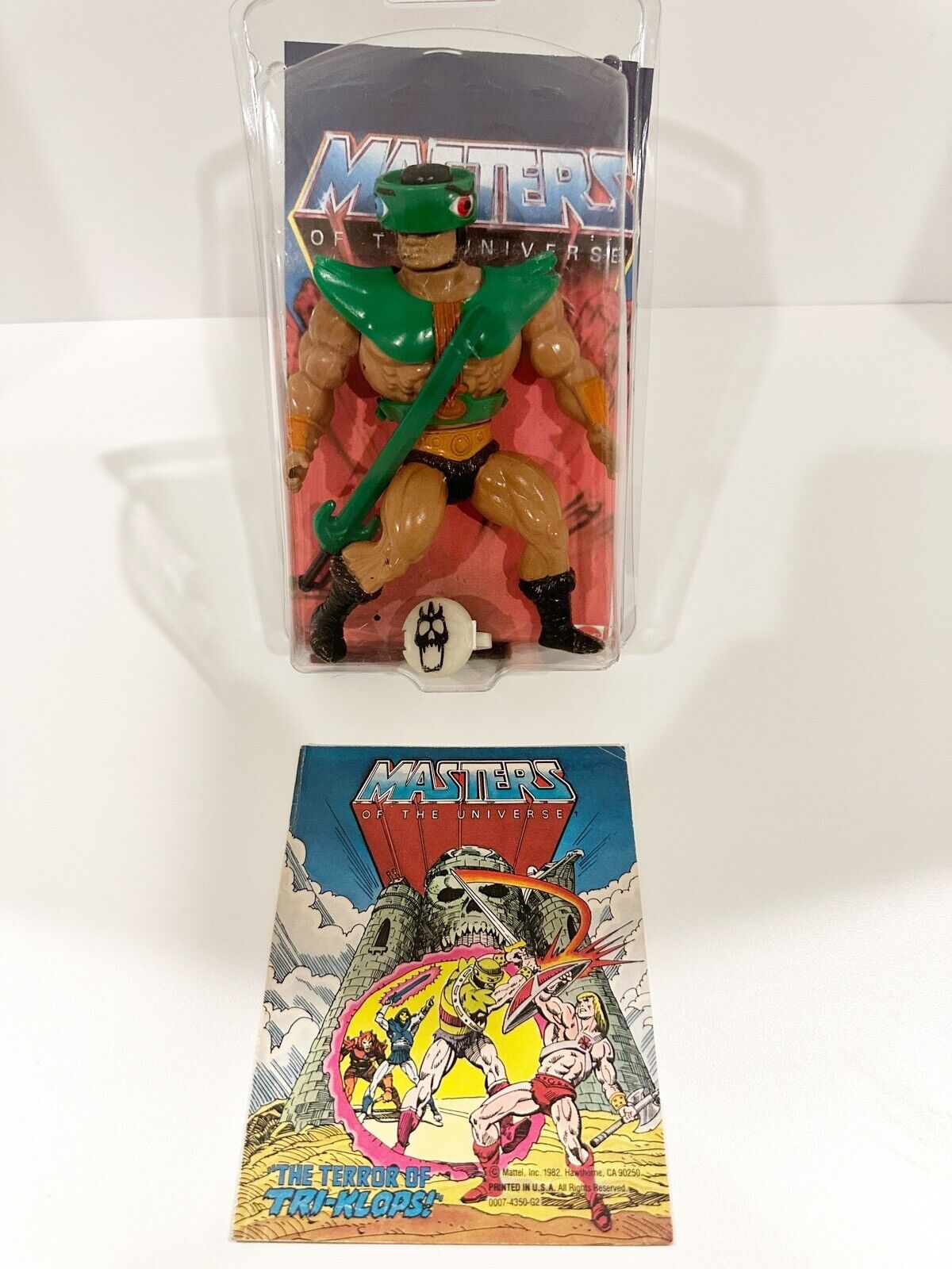 1983 Vintage Masters of the Universe TRI-KLOPS MOTU COMPLETE With Ring MINT