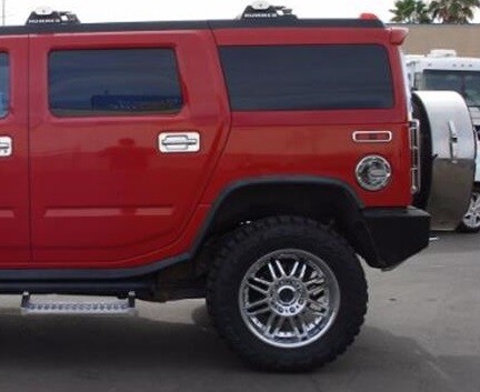NEW PAINTED REAR SPOILER FOR 2003-2009 GMC HUMMER H2 SUV - MADE IN THE USA! - Bild 4 von 11