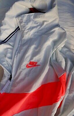 Nike Sportswear Anorak Big Swoosh 1/2 Zip Men’s Windbreaker Hooded Jacket |  eBay