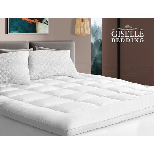 Giselle Bedding Luxury Pillowtop Mattress Topper Mat Pad Protector – ALL SIZES - Picture 11 of 21