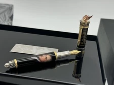 MONTEGRAPPA ALEXANDER HAMILTON LIMITED EDITION BLACK FOUNTAIN PEN NEW 100% AUTH.