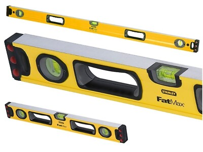 #ad Fatmax 72 in. 43 572 Stanley Tools Box Level Aluminum Beam Vial New $75.99