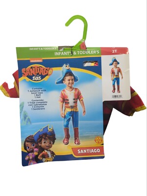 Santiago of the Seas 2T Toddlers Halloween Costume Dress Up Pretend Play  NEW