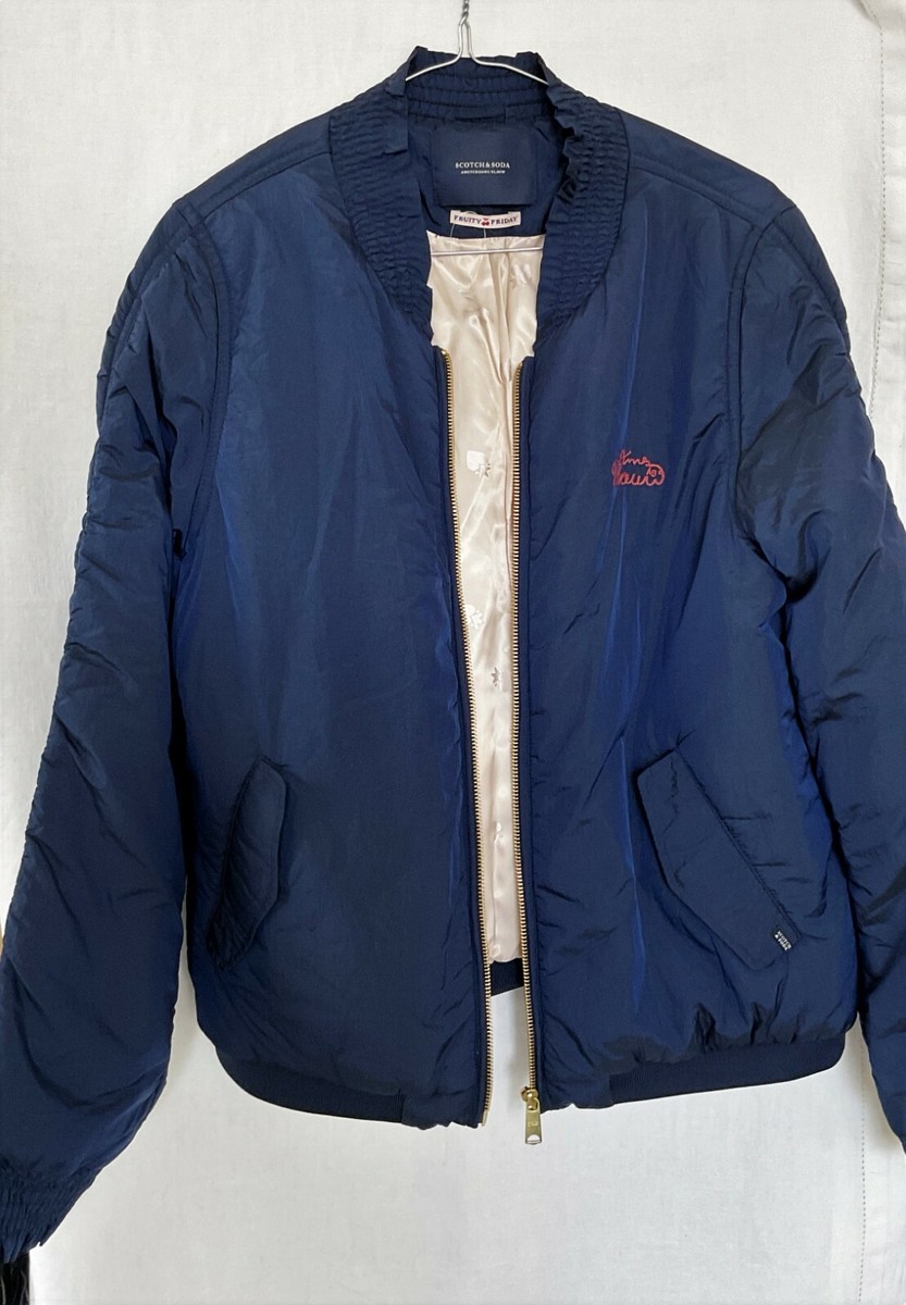 SCOTCH SODA Blouson L NEU FRUITY FRIDAY Amsterdams Blauw Jacke