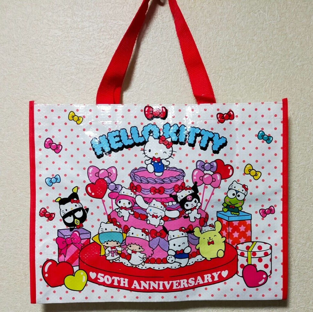 SANRIO★HELLO KITTY ビニールバッグなどセット！【1995年～】 レトロ 1995年 ハローキティ ビニールトートバッグ ひまわり - メルカリ