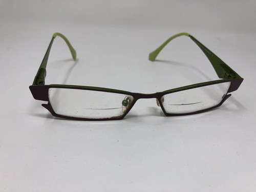 You’s Eyeworks Netherlands Eyeglass Frame MOD 553 Col 70 52-16 Purple Green ZF26
